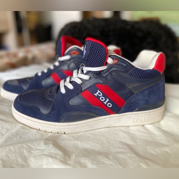 Polo Ralph Lauren Court Mid Pro Sneaker - Picture 2 of 7